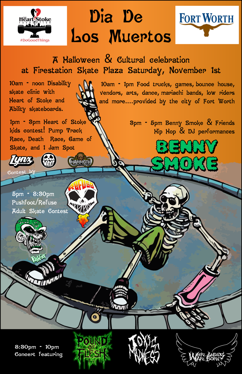 Pound Of Flesh the Heart Of Stoke Foundation Dia De Los Muertos Event